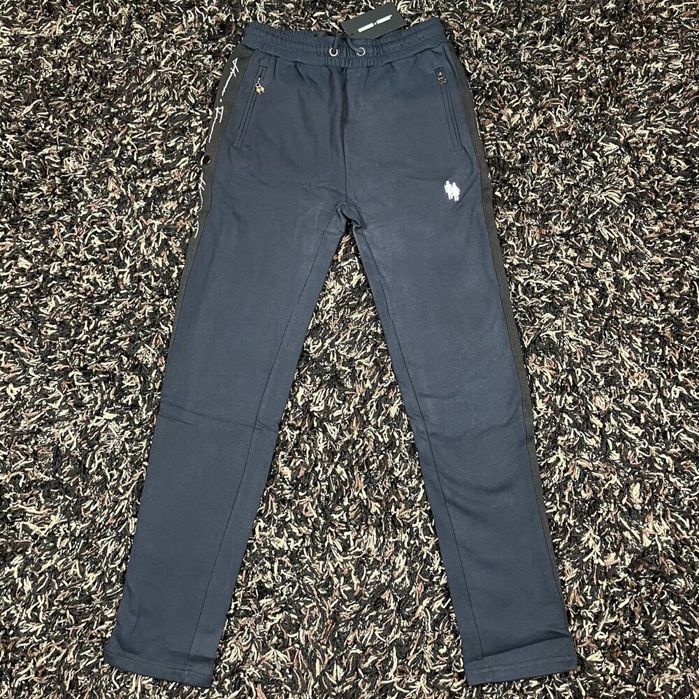 Homme Femme  Women’s Black Sweat Pants Zip Pockets Sz XS‎ New